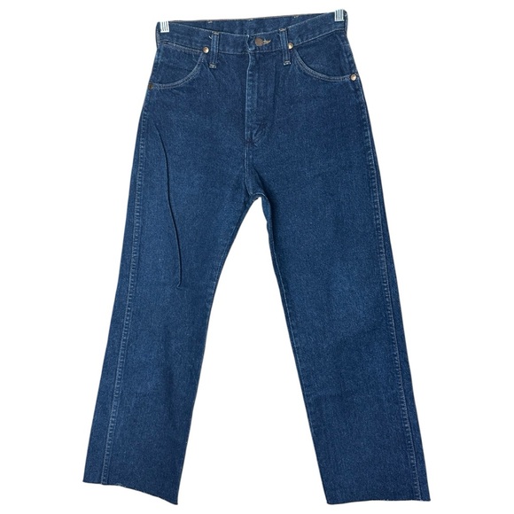 Wrangler Vintage Cowboy Cut Jeans High Rise
Tall Rigid Blue Denim 13MWZG - Picture 6 of 8